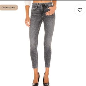 High-rise skinny jeans in grey from Rag & Bone